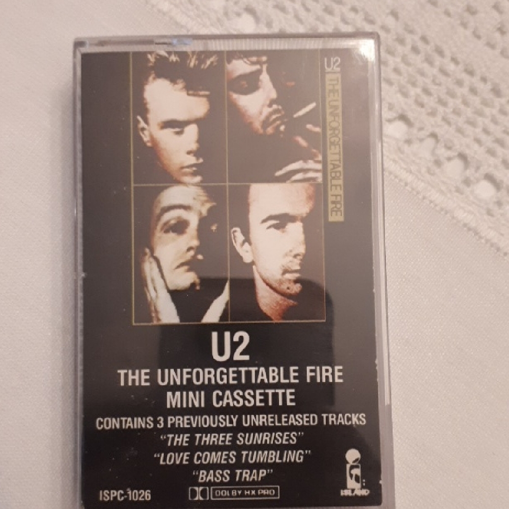 U2 The Unforgettable Fire Mini Cassette
